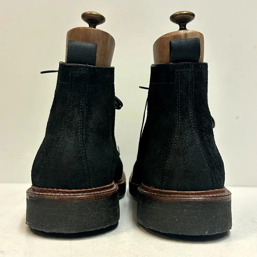 NWOT Todd Snyder x Alden Plain Toe Boot Reverse Earth Chamois Made in USA 9 D